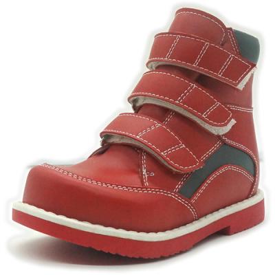 China Steel Toe Comfort Genuine Leather Medical Shoes , Kids Drop Foot Orthopedic Boots for sale