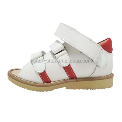 China Breathable Light Weight Kids Leather Medical Orthopedic Sandals for sale