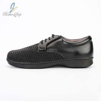 China Quality Breathable Wholesale Diabetic Shoes Medical Black Diabetic Shoes for sale