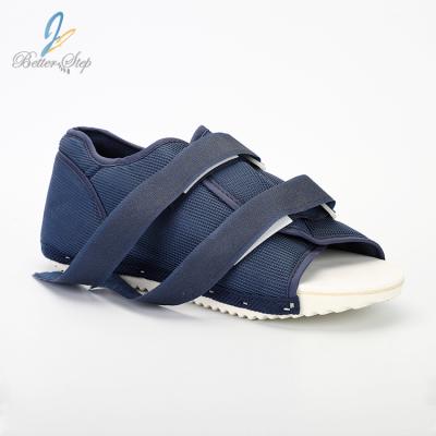 China Hook-and-Loop Strap Medical Semi-Rigid Foot Care TPR Sole Post Op Shoes for sale