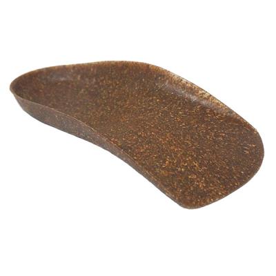 China 3/4 Length Arch Support Cork Orthopedic Insole Fit For Flat Feet for sale