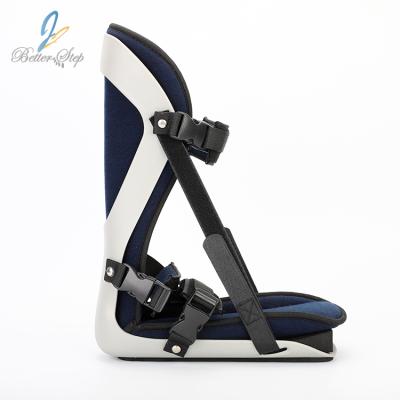 China Hook-and-Loop Adjustable Plantar Foot Drop Night Splint Ankle Splints Loop Strap Fasciitis Foot Support for sale