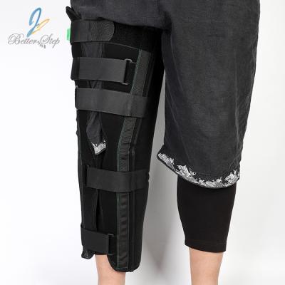 China Hook-and-Loop Strap Knee Support Brace Bestselling Knee Immobilizer 20 Degree Flexion for sale