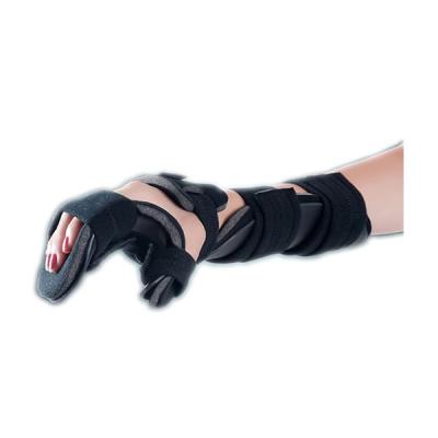 China Hook-and-loop Gym Soft Orthotic Braces and Comfortable Unisex Black Wrist Strap for sale