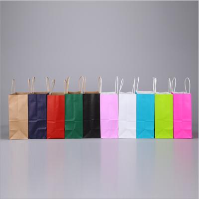 China Recycled Materials Wholesale Kraft Paper Bag Thickened Clothing Shopping Packaging Paper Bag Can Be Customized LOGO for sale