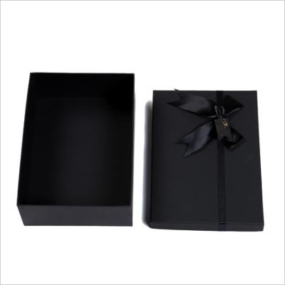 China Wholesale Recyclable Cosmetics Gift Box Lipstick Perfume Jewelry Black Paper Box for sale