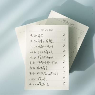 China Self Adhesive Sticky Memo Pad Custom TO DO LIST Memo Pad Sticky Note 60 Sticky Note Sheets Pocket Shopping List Can Stick On Fridge for sale