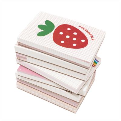 China Self Adhesive Free Samples Wholesale Custom Paper Sticky Notes Pad Writing Tablets Stationary Memo Pad To Do List Notepad for sale