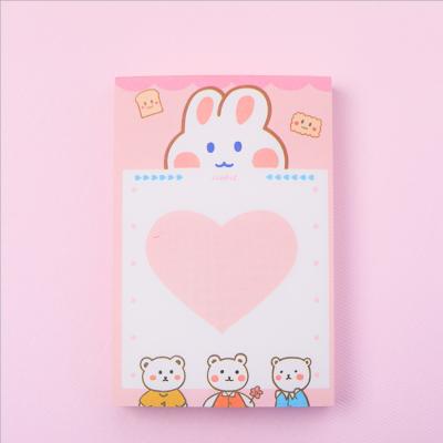 China Self-adhesive manufacturers wholesale cute memo pad students use thickened tear off memo pad creative memo pad for sale