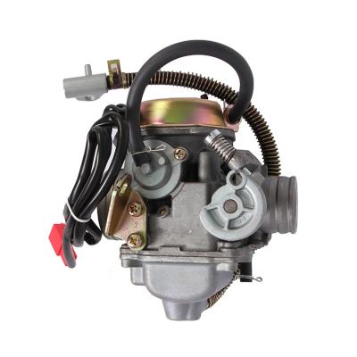 China Aluminum Alloy 24mm Pd24j Carburetor Cold Starters Replacement For Gy6 125cc 150cc Atv Go Kart Moped Scooter 152qmi 157qmj for sale