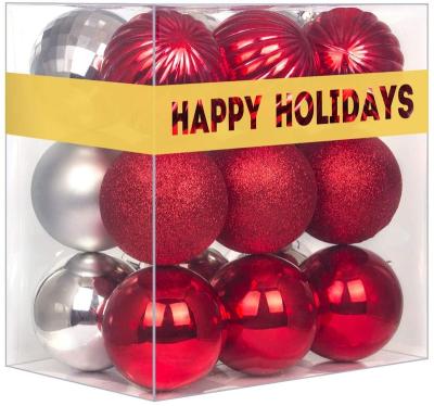 China Cheap Eco-friendly Luxury Unbreakable XL Plastic Ball Set For Christmas Tree Ball Ornamentns for sale