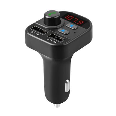 China Cheap Price 805E CAR CHARGER Dual USB Ports Car Charger Kit Handsfree FM Transmitter for sale