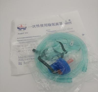 Cina Certificazione eliminabile del CE della maschera di anestesia del pronto soccorso della maschera di ossigeno di Nebulization degli infanti in vendita