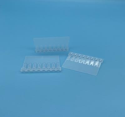 China Polypropyleen Transparant PCR Platen Laag Profiel 8 zelfs Magnetische Naald Vastgestelde Ronde Bodem Te koop