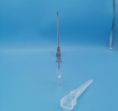 China 16G Medium Gray Disposable IV Cannula Medical Device for sale