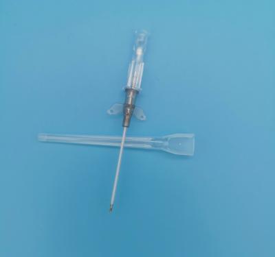 China 24G Yellow Safety IV Catheter Cannula With Small Wings CE ISO for sale