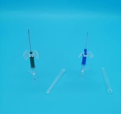 China 24G Yellow Disposable Iv Catheters Butterfly Type CE ISO13485 for sale