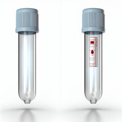 Chine 10 ml de tube de prélèvement de sang à vide jetable en verre pour un prélèvement de sang précis à vendre