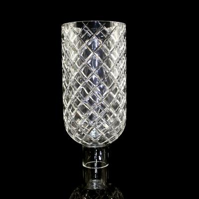 China Antique Porcelain Liuli Crystal Glass Chandelier Lights Lampshade for sale