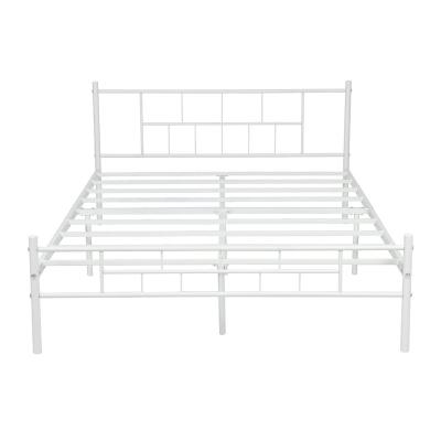 China Adjustable (height) For Kid Student  Ease of Assembly King Metal And Wood Bed Frame Platform for sale