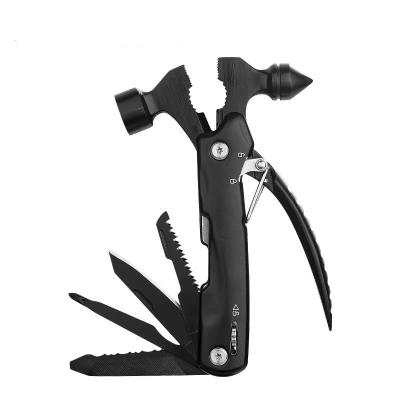 China Adjustable Mini Handle Stainless Steel Card Tool Pocket Survival Multi Functional 12 in 1 Universal Tool Card for sale