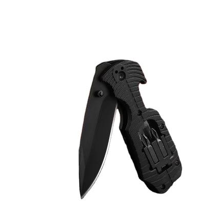 China Multi Functional Knife 6 in 1 New Outdoor Camping Tactical Folding Multi Tool Sharp Knife Blades Portable Pocket Knife with Screwdriver Set for sale