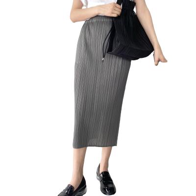 China Summer And Autumn Ladies Skirt Anti-static Hot Bust Pleated Skirt Elegant Skirt Summer And Autumn for sale