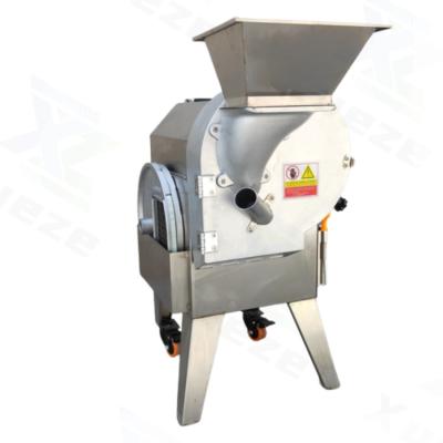 China Automatic Vegetable Snack Plant Cutting Machine / Vegetable Slicing and Dicing Machine / Potato Slice Cutter for sale