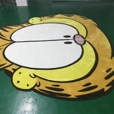 China Stain Resistant Luxury Hand Tuft Kids Blanket Personal Cartoon Character Custom Rug For Living Room for sale