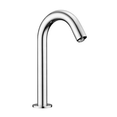 China Hot Modern Brass Material Automatic Water Saver Touchless Faucet Induction Sensor Slide Bar Style Smart Faucet for sale