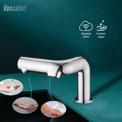 China Modern Electric Faucets Sanitary Ware 2 in 1 Touchless Automatic Soap Dispenser Hand Sanitizer Liquid and Sensor Faucet for sale