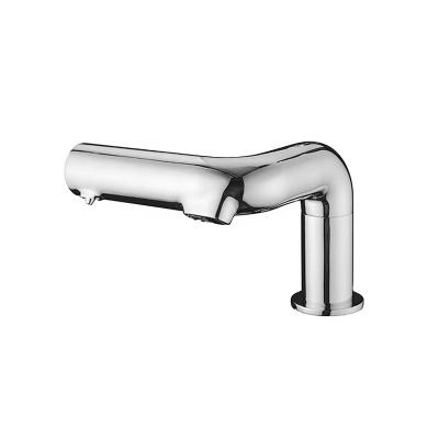 China Hot Selling Foam Soap Dispenser Counter Mounted Automatic Water Faucet Faucet Soap&Foam Dispenser Basin Chrome Body OEM Silver Gold for sale