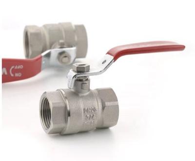 China Water and Gas Ball Valve On-Off Stainless Steel Ball Valve 1/4