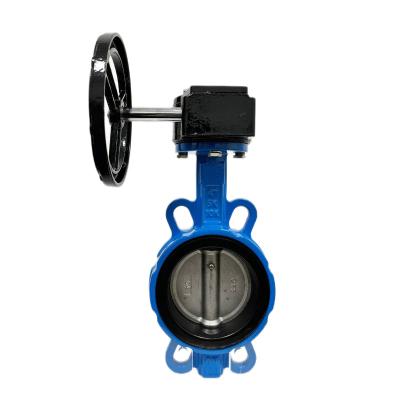 China General Factory Price Dn40-dn300 Wafer Malleable Iron Butterfly Valve Gear Operated Butterfly Valve for sale