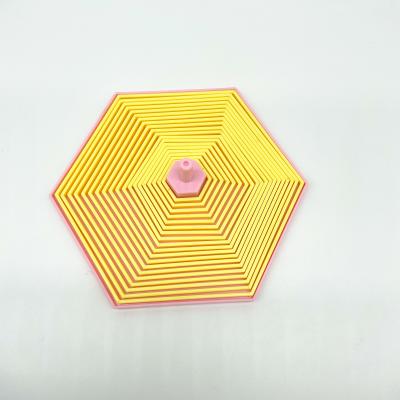 China Amazon Best SelliWholesale Decompression Fun Spinner Toy Hexagon Magnet Funny Fidget Sensory Toys 18.8*3.3*18.8CM for sale