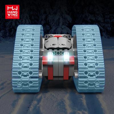 China The RC Hobby 2.4G Star Fighter Four-wheel Drive Verfolgt Double Sided Remote Control Fahrzeug The Trackette Building Blocks for sale