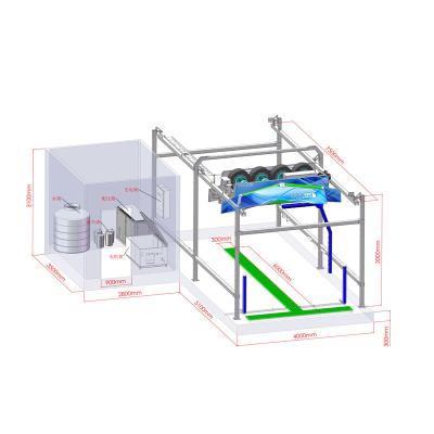 China High pressure water cleaning Touchless car washing machine/non-touch car wash system/car non-touch washing machine/non-touch car wash equipment for sale