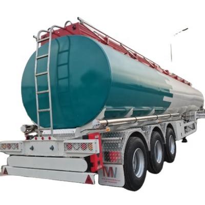 China Maxway Tanker Truck Trailer 3 Axles 40000 Liters 42000 Liters Aluminum Oil Tank Semi Trailer for sale