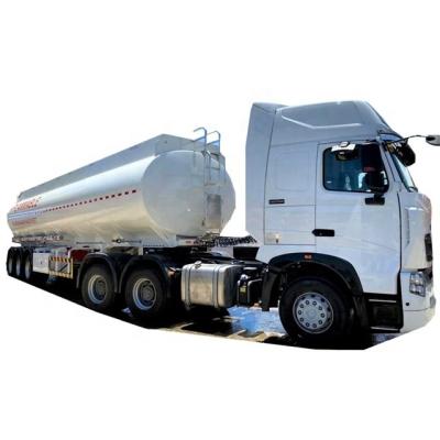 China Tiaxles truck trailer flammable liquid tanker trailer 40000 liters the fuel tank trailer price for sale