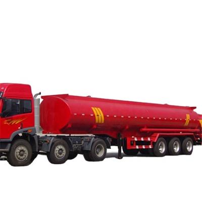 China Truck Trailer 48000 Liter Oil Tanker Semi Trailer Aluminum Tanker Trailer for sale