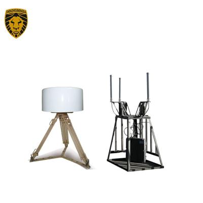 China Full frequency 360 degree countermeasures equipment drone detection 200 outputs en venta