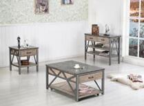 China GOOD QUANLITY WOOD AND IRON COFFEE TABLE for sale