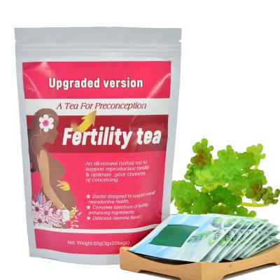 China Hot Fertility Tea Women Fertility Fibroid Tea Female Uterus Detox Tea For Pregnancy for sale