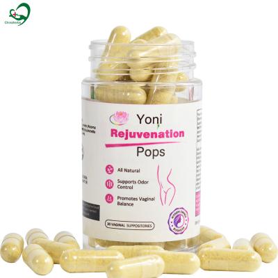 China Private Label Vaginal Suppositories Organic Boric Acid Capsules Yoni Pops YJF Vagina Cleansing Pills for sale