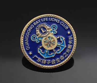 China New Europe Promotion Custom Gift Luxury Metal Lion Club Lapel Pins for sale