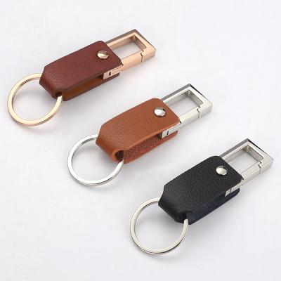 China Custom Luxury Designer Leather Rabbit Keychain Tourist Laser Your ID Name Tassel Key Chain for sale