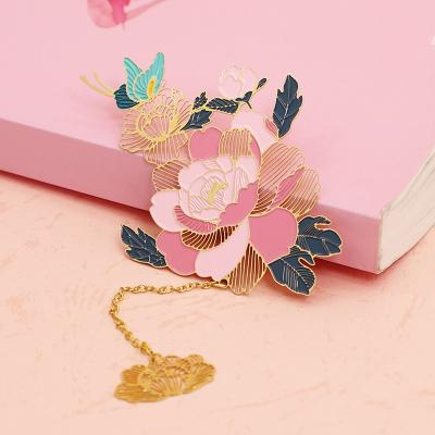 China China Wholesale Metal Fashion Etched Bookmark for sale