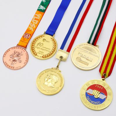 China Custom Zinc Alloy Soft Metal Enamel Marathon Medal Sports Medal Europe for sale