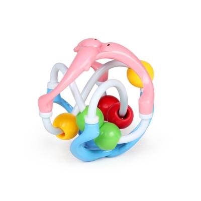 China Ball Kids Early Education BAOLI Dolpphin Strength Training Early Education Toys Baby Rattles for sale