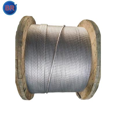 China Construction Mpa Suppliers Factory Price 1570-2160 High Tensile Galv Steel Wire Rope for sale